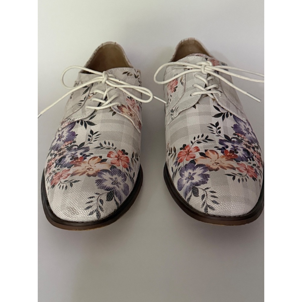 Stacy Adams Dandy 25164-986 Floral Print Oxford Dress Shoes Men's 12M